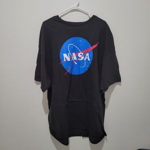 New nasa space logo 3XL t shirt mens women's unisex black shortsleeve